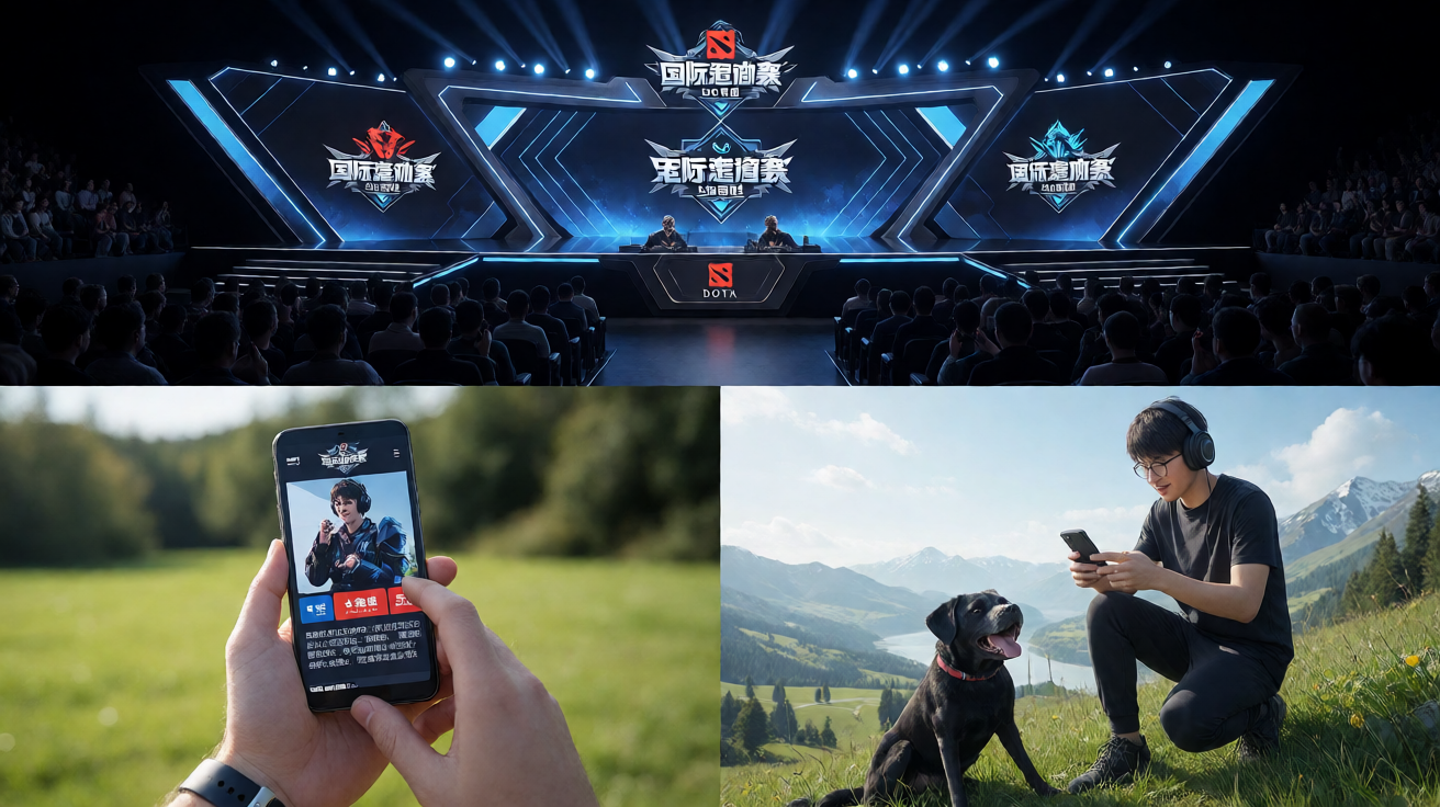 Dota 2国际邀请赛电竞舞台