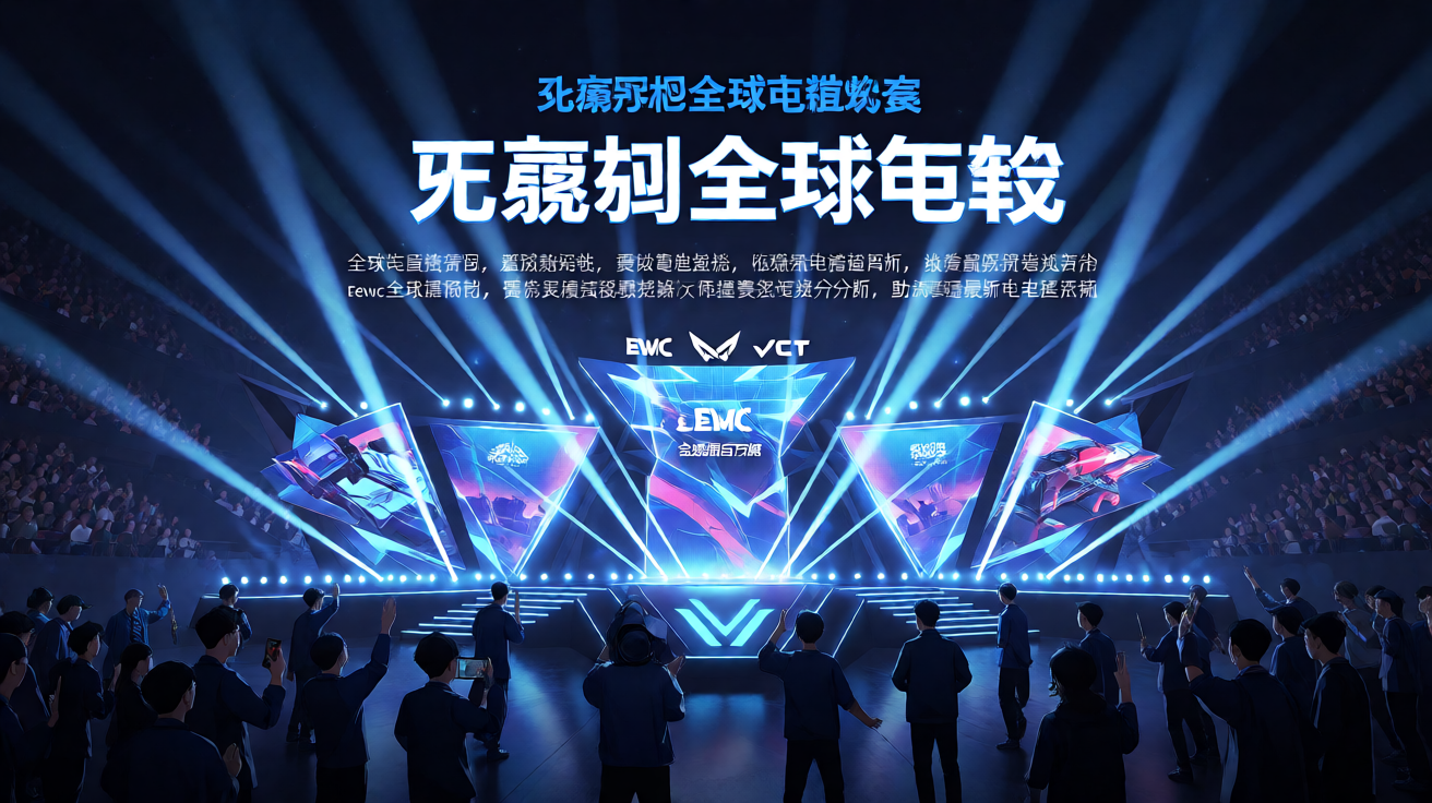 无畏契约全球电竞大赛现场灯光与舞台